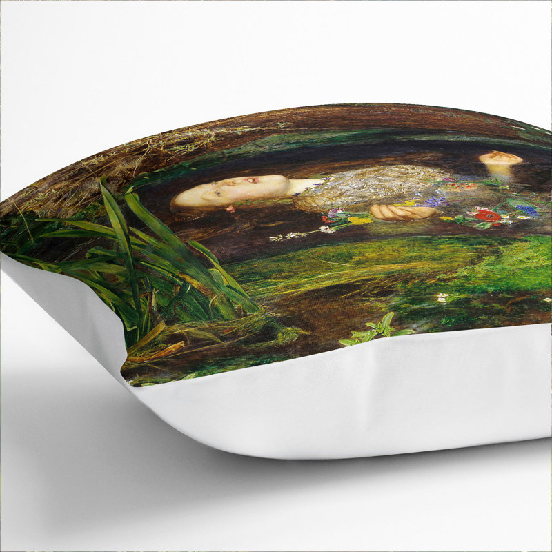 Ophelia Square Throw Cushion, 40cm H x 40cm W x 15cm D, White