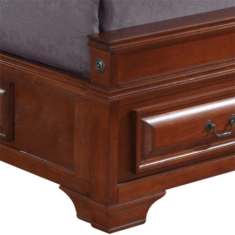 Grand lit de rangement Elegant Transitional