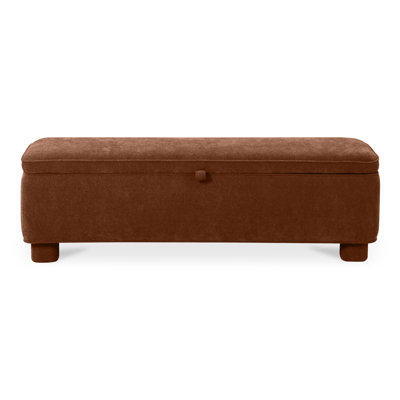 Grant Polyester Blend Upholstered Storage Bench