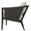 Skylar Solid Wood Dark Brown Accent Chair