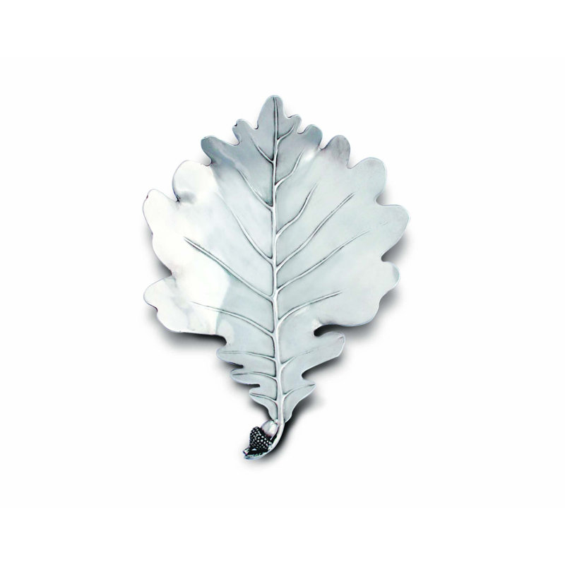 Majestic Forest Handmade Pewter Appetizer Plate