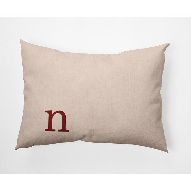 Coussin lombaire rectangulaire intérieur / extérieur Polyfill, Érable rouge