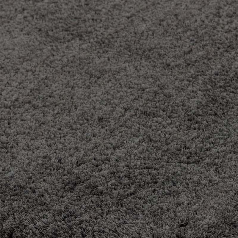 Makayla Solid Colour Shag Area Rug, Rectangle 80 x 150cm