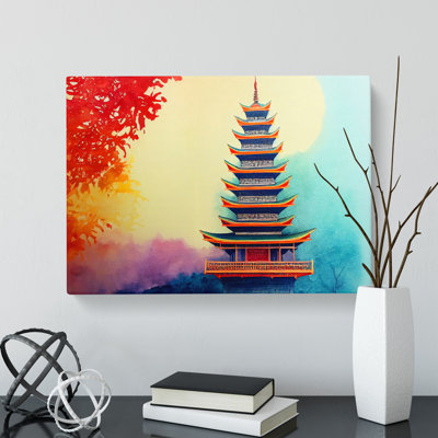 Pagoda Vol.1 - Wrapped Canvas