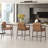 Atik Upholstered Counter Stool-829886522
