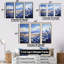 «Mountain Cornflowers Field Charm», ensemble d'art mural sur toile-107752874-107752875