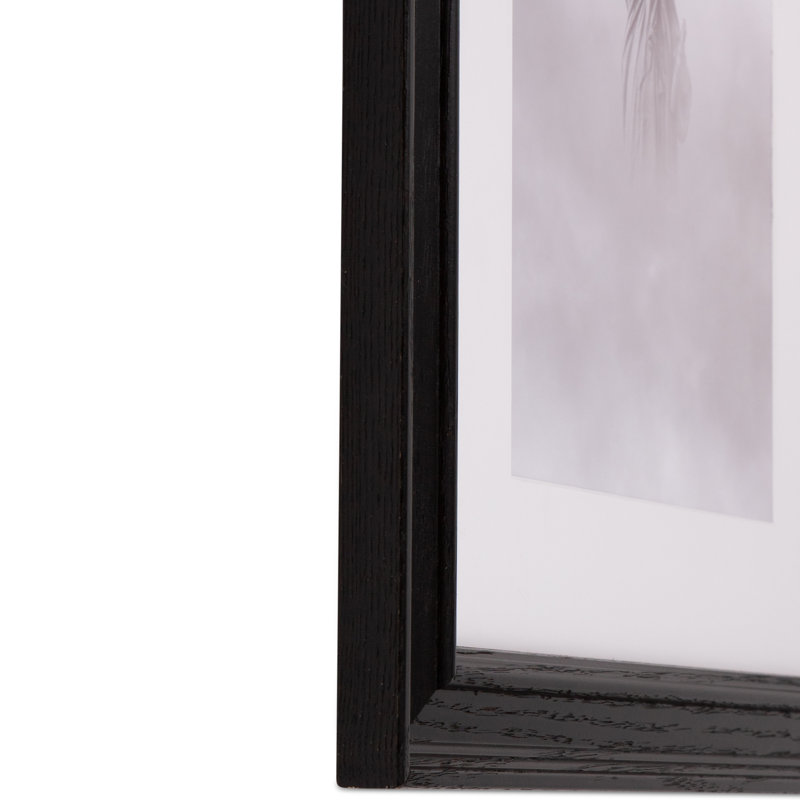 Cadre photo en bois massif Ayaan, 20 po x 20 po