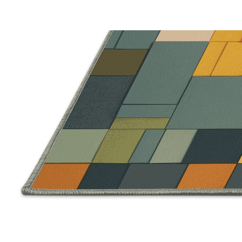 Tapis Blocky Earth, Rectangulaire 2 pi x 3 pi