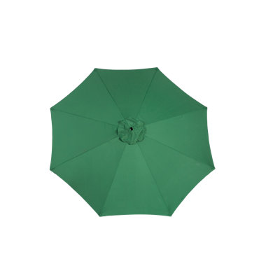 Ft Double-sided Rectangular Outdoor Umbrella With Crank, Extra-large Sunshade For Patio, Garden, And Pool (dark Green)