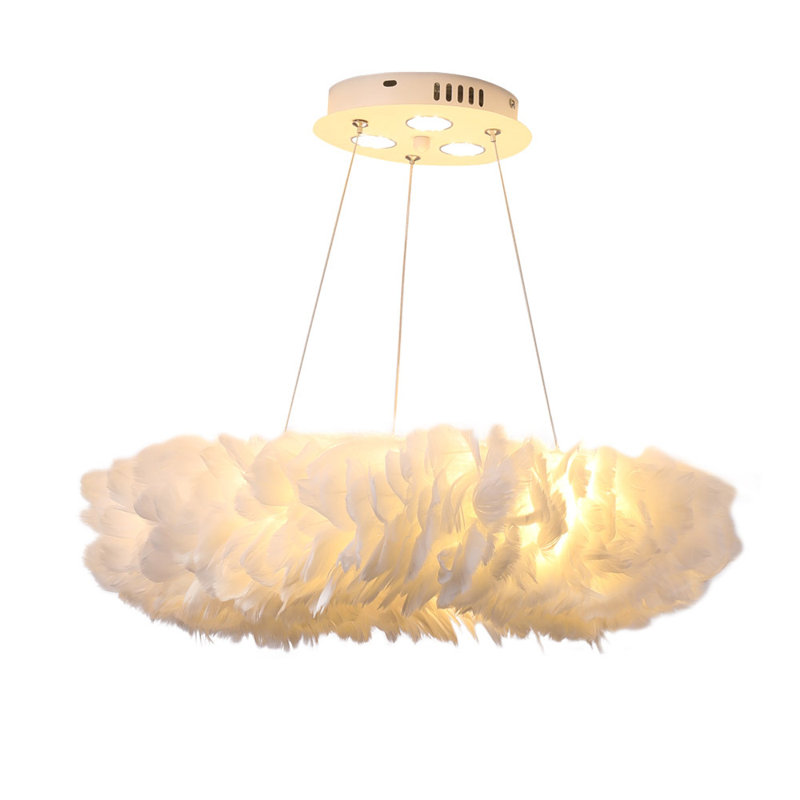 Avry 6 - Light White Novelty Pendant