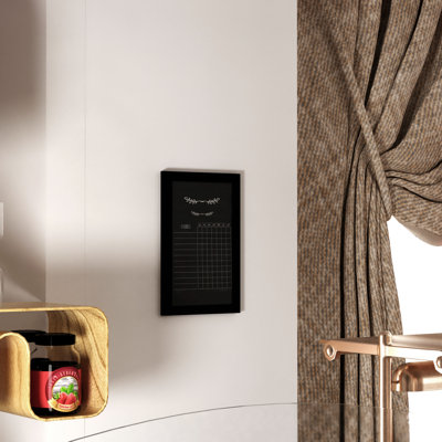 Flash Furniture Yes Porcelain Wood Chalkboard