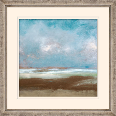 Luminent Shores B - Peinture encadrée sur papier