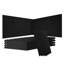 Panneaux de mousse acoustique 48 x 24 x 2 po pour mur et plafond Studio
