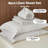 100% Washed Linen Sheet Set-Natural French Flax Bed Sheet-115609579-115609578