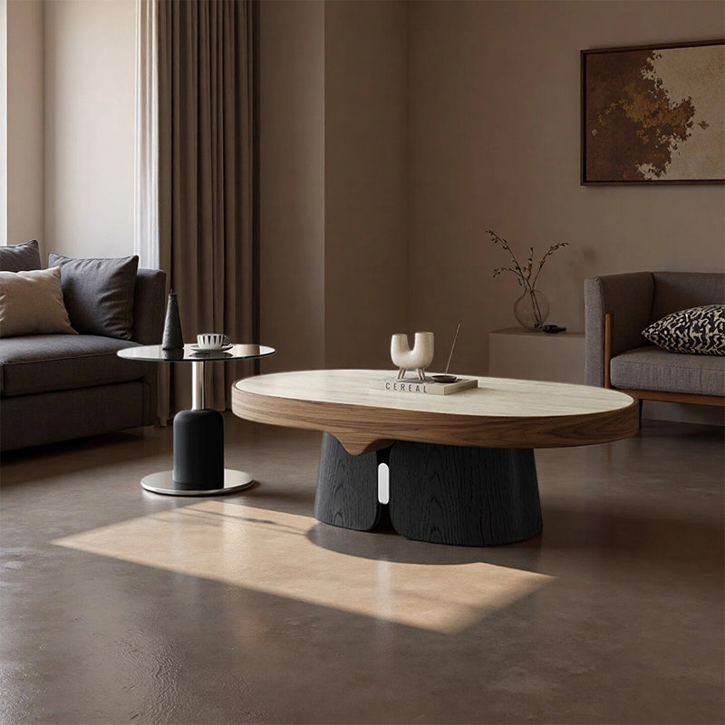 Compact-sized high-end coffee table sets