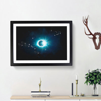 The Moon Passing the Sun - Picture Frame Graphic Art Print