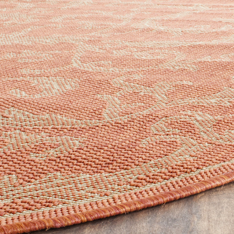Herefordshire Performance Floral Indoor/Outdoor Area Rug, Rectangle 4' x 5'7"