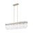 Hoisington 6-Light Linear Pendant with Hammered Water Glass-523221562