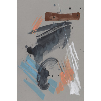 Playful Marks II by Jennifer Goldberger - Painting on Canvas