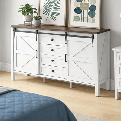 Armoire à café spacieuse, armoire à buffet avec tiroirs