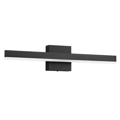 23.6" Black LED Wall Sconce - Dimmable & Easy To Install, Ideal For Modern Home Decor