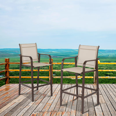 Laurenmarie 27.6" Patio Bar Stool