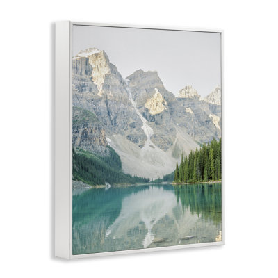 Art de giclée lac de montagne réfléchissant par Justine Milton