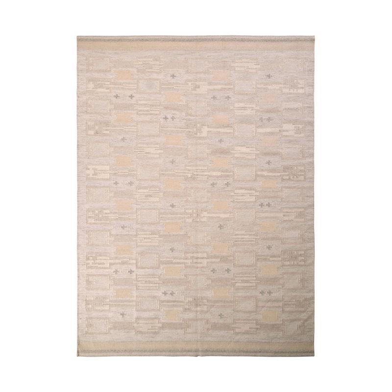 Wool Geometric Area Rug, Rectangle 10' x 14'