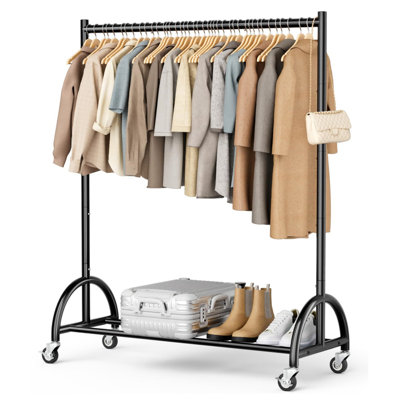 Porte-vêtements robuste avec roulettes