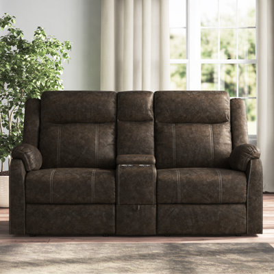 Affleck Upholstered 69'' Reclining Loveseat