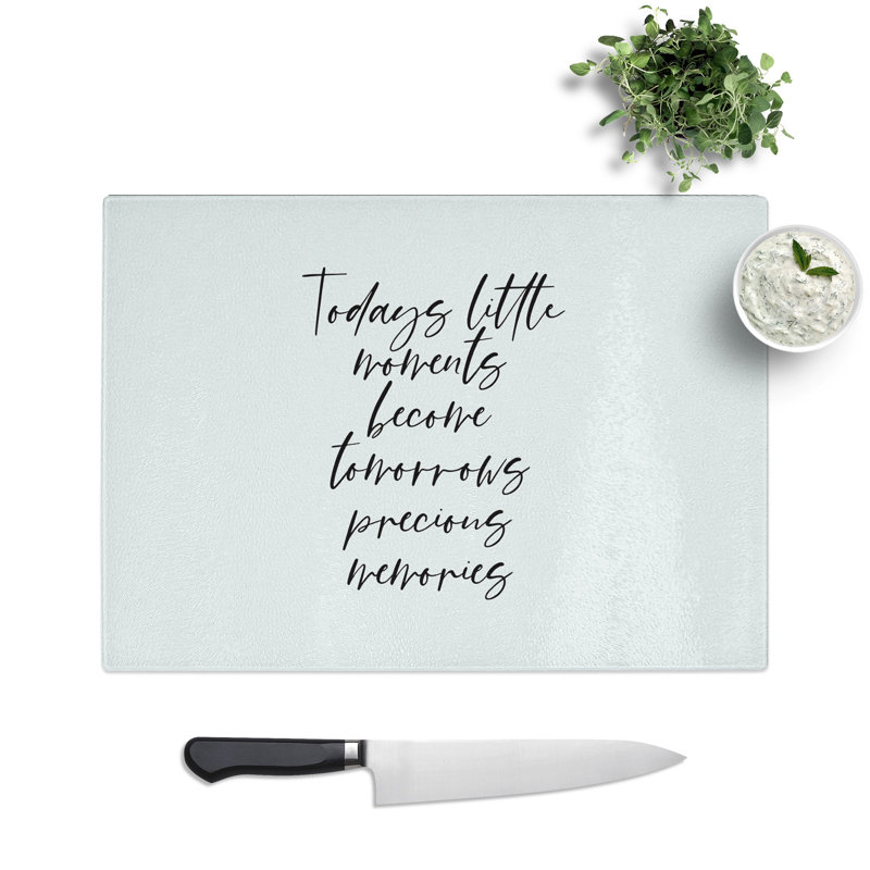 Todays Little Moments Chopping Board, 28.5cm W x 39cm L