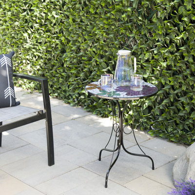 Round Concrete Outdoor Bistro Table
