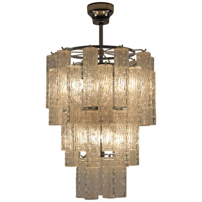 Lustre suspendu vénitien en laiton Spoutnik