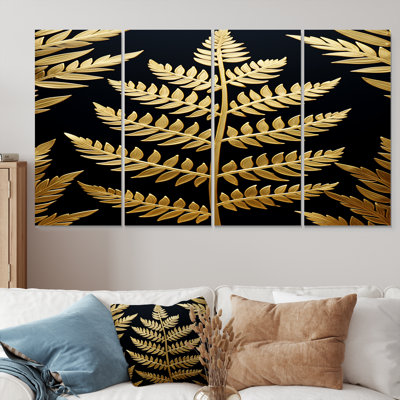 Hatfield - Ferns Wall Art For Living Room 4 Piece