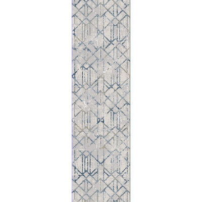 Tapis gris / bleu Garton