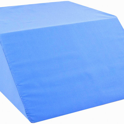 ElevateEase Leg Support Pillow - Orthopedic Foam Wedge for Improved Circulation, Back Pain Relief, Post-Surgery Recovery - Blue 8"