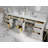 84'' Double Bathroom Vanity with Quartz Top-73455613