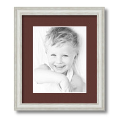 Wood Matte Picture Frame with Mat