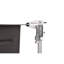 Évier de cuisine Waterfall, cuve simple en acier inoxydable noire, poste de travail multifonctionnel avec robinet de pluie et planche à découper, évier simple en acier inoxydable 30 x 18 po