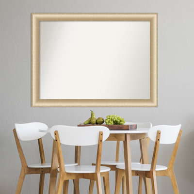 Miroir d'appoint mural en plastique brun