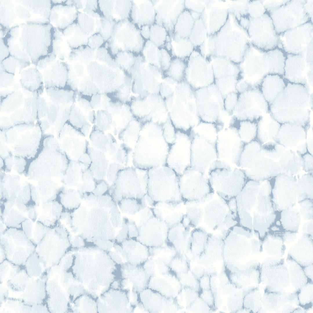Galerie Evergreen Abstract Blue Wallpaper 7318 - Blue Vinyl & Non Woven - Scrubbable, Dry Strippable - Image 4