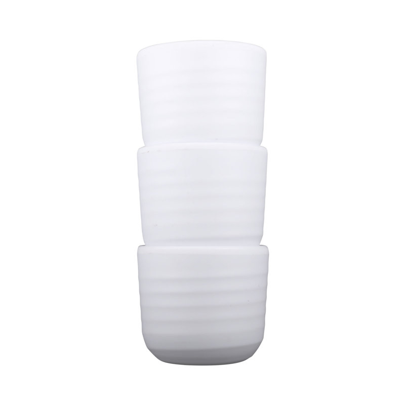 Tasse à expresso en mélamine Zen, Blanc
