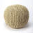 Kameron 19" Wide Round Pouf Ottoman-1605700829