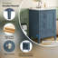 Meuble-lavabo moderne 24 po avec lavabo en céramique-129596441