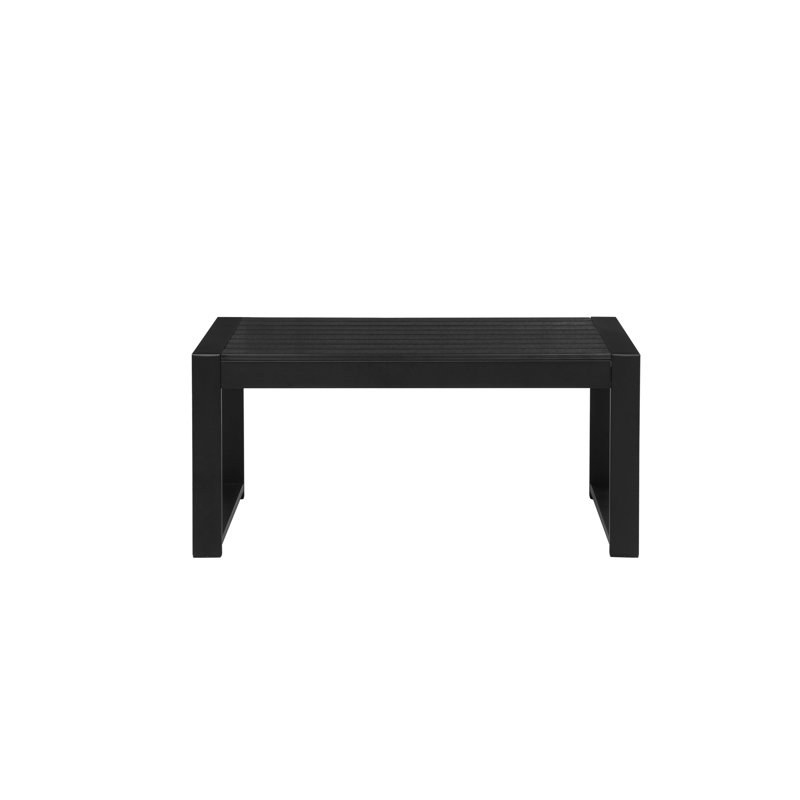 Table basse en plastique Aynura, Noir