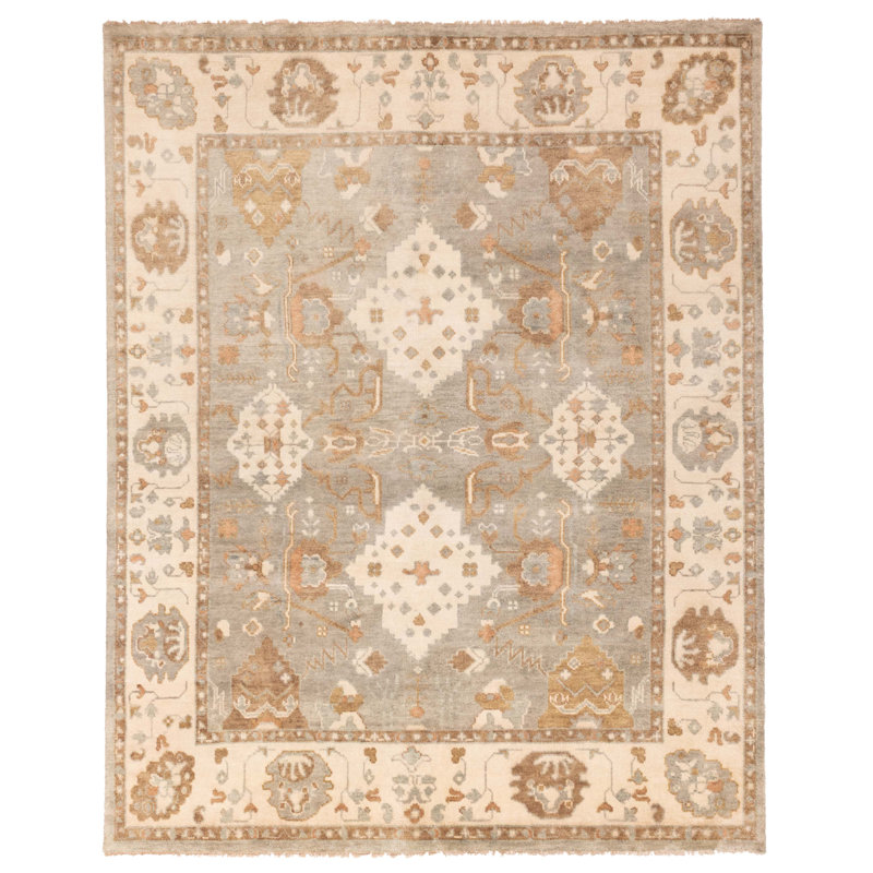 Tapis gris Jules Serapi 8 pi 2 po x 10 pi 0 po