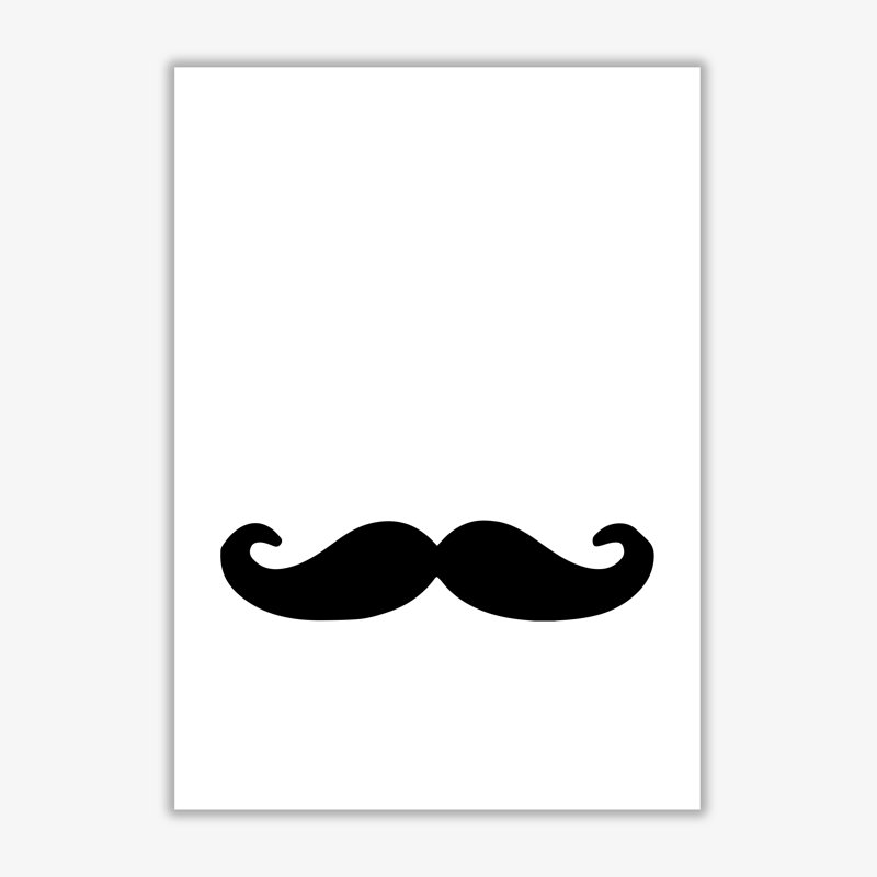 Moustache - Painting, No Frame, 85 cm H x 60 cm W x 1 cm D