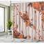 Ensemble de rideau de douche et crochets Autumn-95077524-95077511