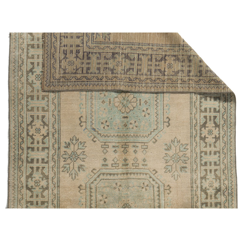 One-of-a-Kind 4'4 X 11'9 Hand Knotted Area Rug