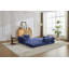 Canapé à compression, canapé-lit convertible au sol avec structure de forme fixe, canapé modulaire sans os sans causeuse, sans assemblage requis, tissu chenille, pour la chambre à coucher du salon-2123844684